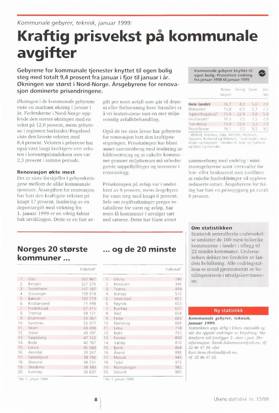 Forbrukerne i Nord-Norge opplevde den største økningen med en vekst på 12,0 prosent, mens gebyrene i regionen Sørlandet/Rogaland viste den laveste veksten med 8,4 prosent.