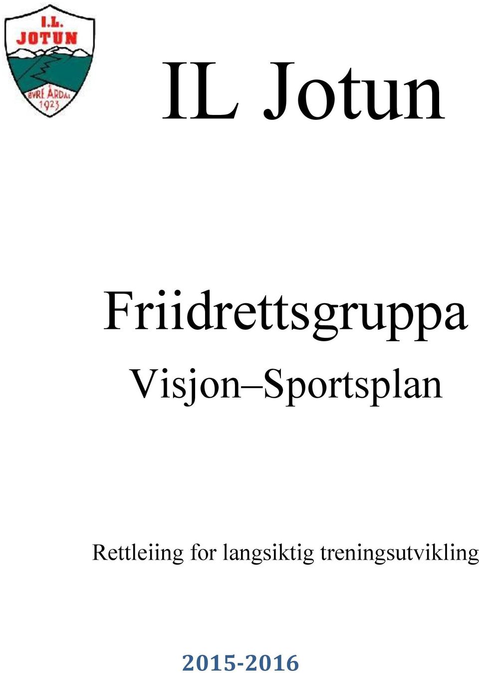 Sportsplan Rettleiing