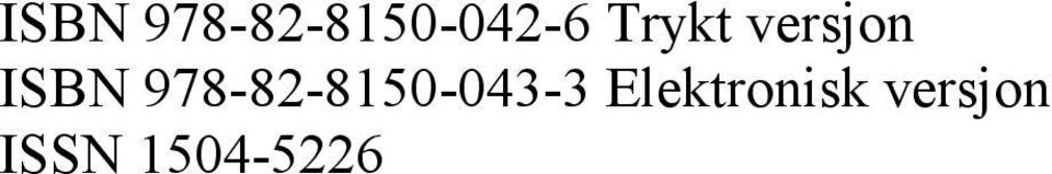 978-82-8150-043-3