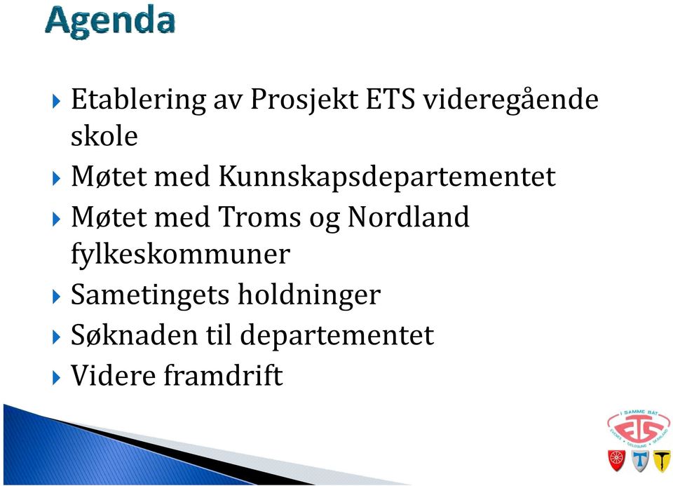 Nordland fylkeskommuner Sametingets holdninger