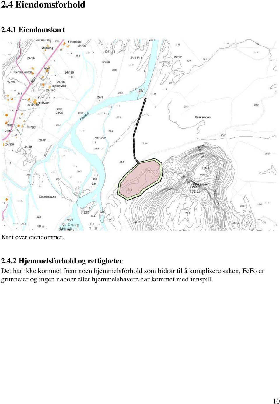 noen hjemmelsforhold som bidrar til å komplisere saken, FeFo er