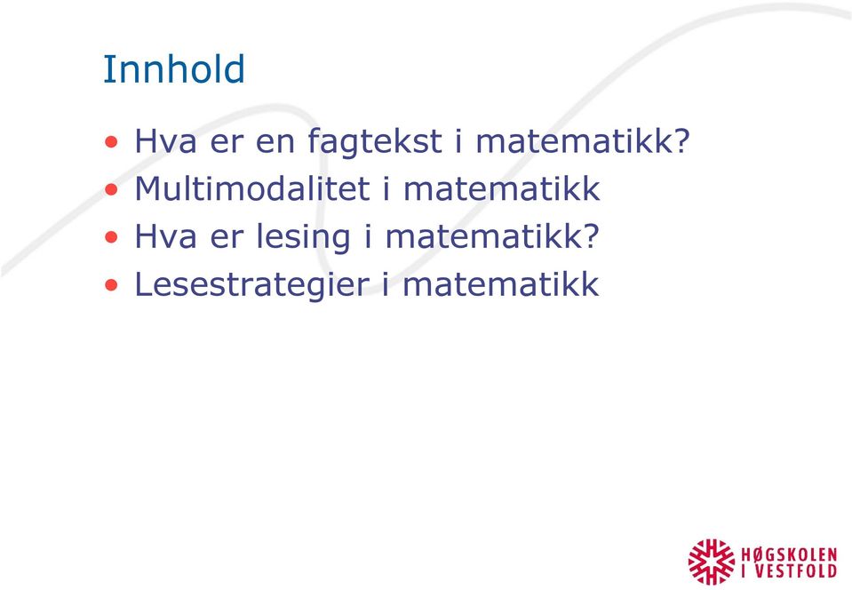 Multimodalitet i matematikk