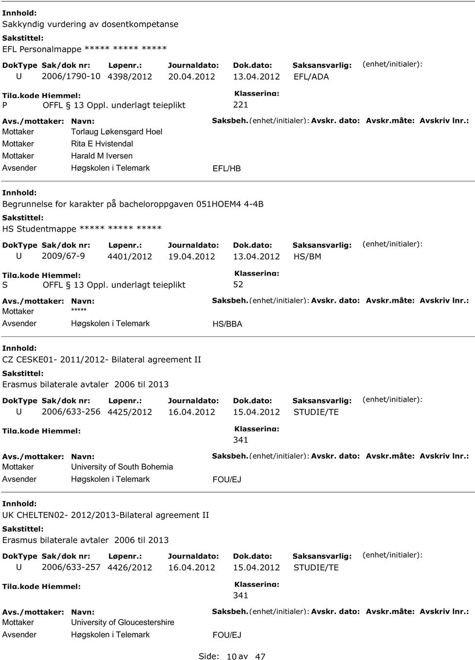 tudentmappe ***** ***** ***** 2009/67-9 4401/2012 13.04.