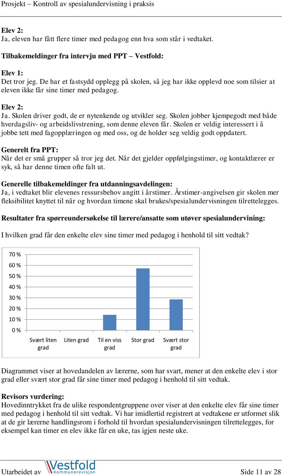 Skolen jobber kjempegodt med både hverdagsliv- og arbeidslivstrening, som denne eleven får.