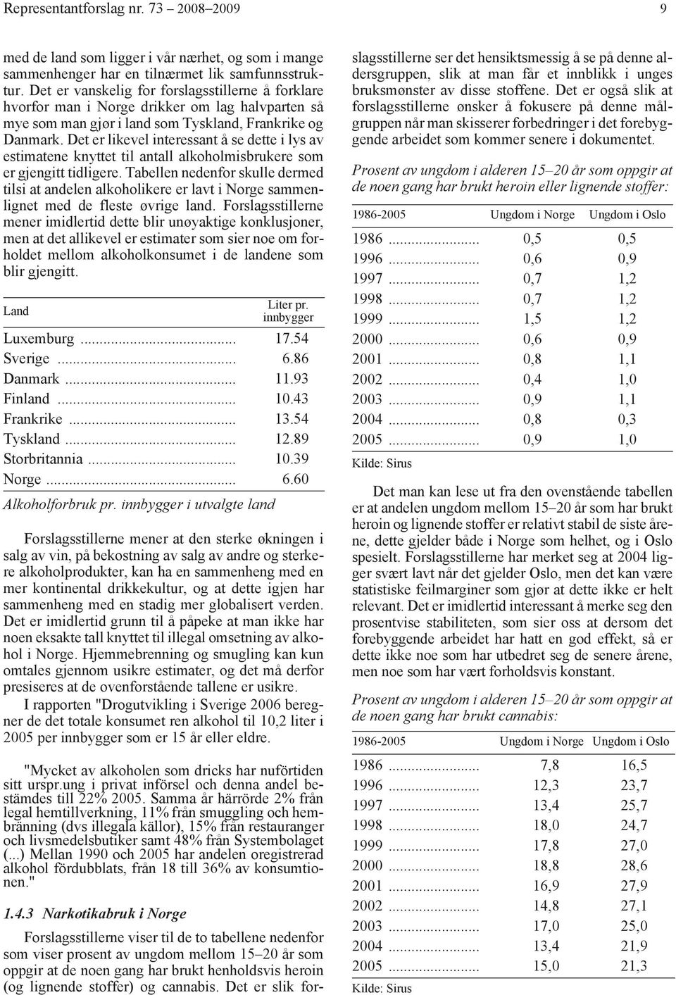 Det er likevel interessant å se dette i lys av estimatene knyttet til antall alkoholmisbrukere som er gjengitt tidligere.