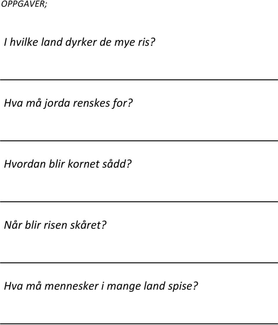 Hvordan blir kornet sådd?