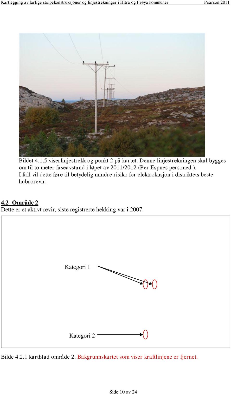 I fall vil dette føre til betydelig mindre risiko for elektrokusjon i distriktets beste hubrorevir. 4.