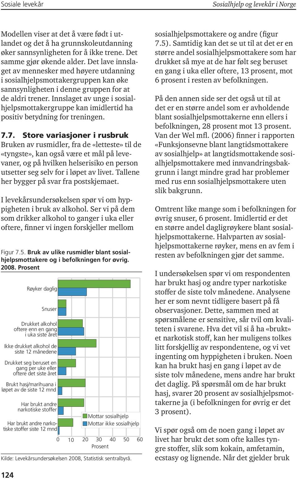 Innslaget av unge i sosialhjelpsmottakergruppe kan imidlertid ha positiv betydning for treningen. 7.