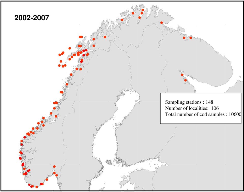 of localities: 106