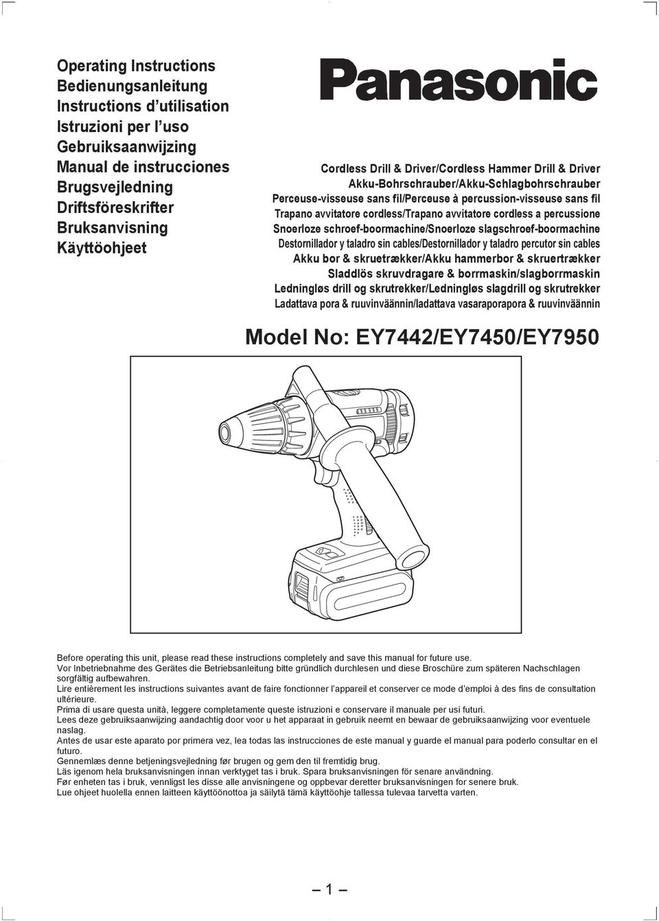 cordless/trapano avvitatore cordless a percussione Snoerloze schroef-boormachine/snoerloze slagschroef-boormachine Destornillador y taladro sin cables/destornillador y taladro percutor sin cables