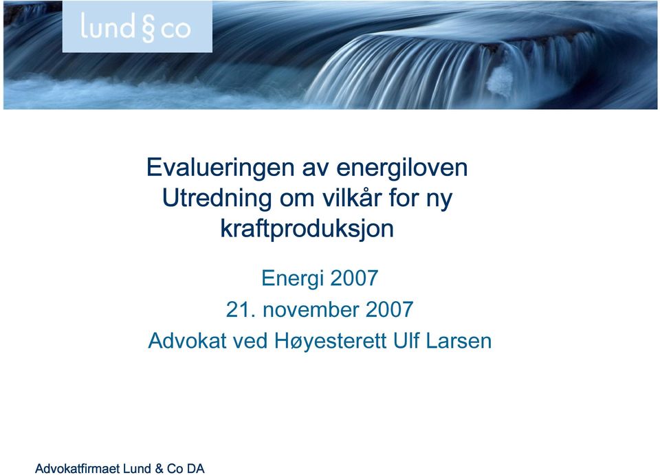 kraftproduksjon Energi 2007 21.