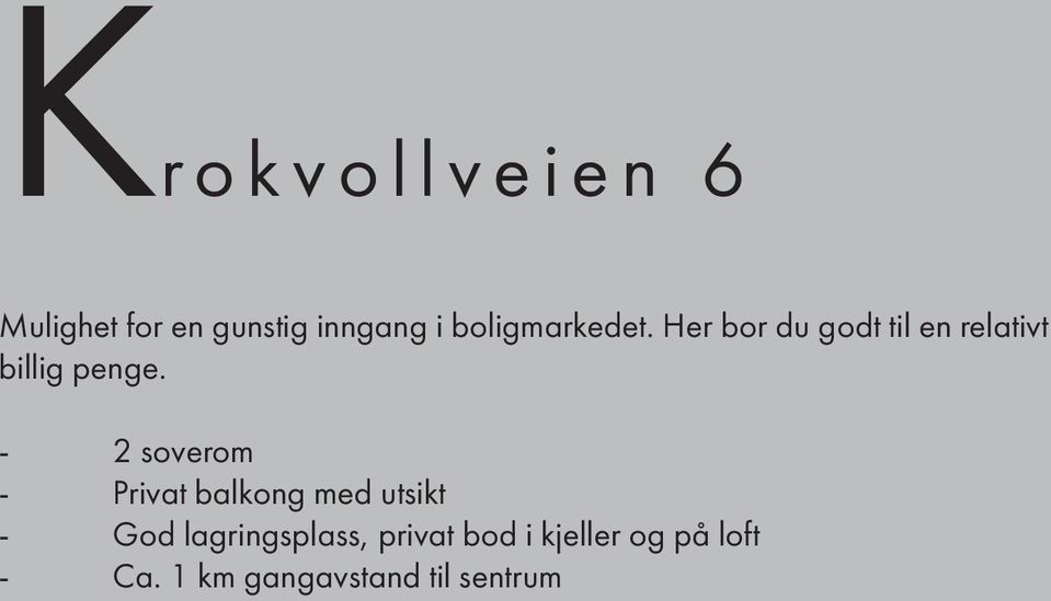 - 2 soverom - Privat balkong med utsikt - God