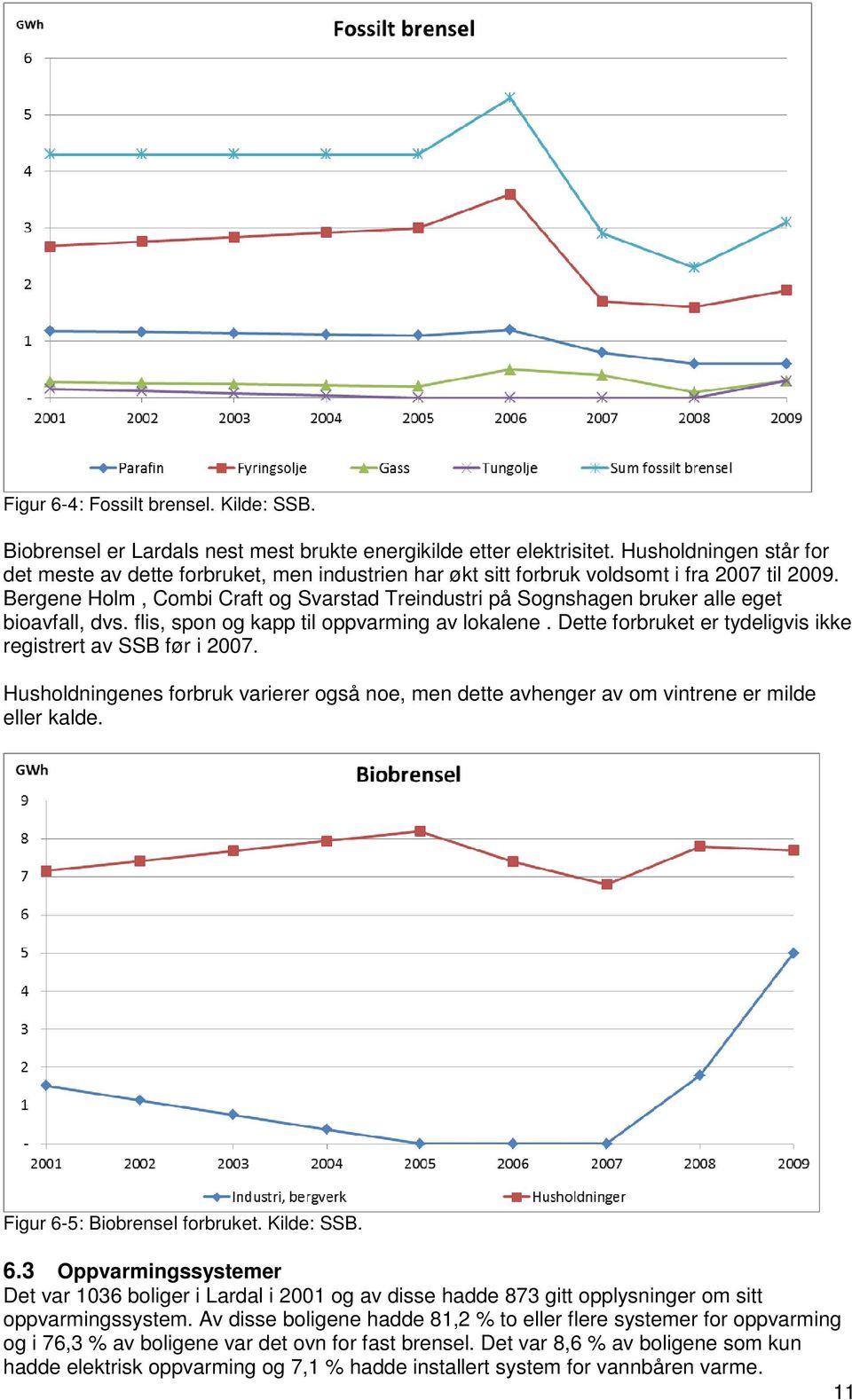 Bergene Holm, Combi Craft og Svarstad Treindustri på Sognshagen bruker alle eget bioavfall, dvs. flis, spon og kapp til oppvarming av lokalene.