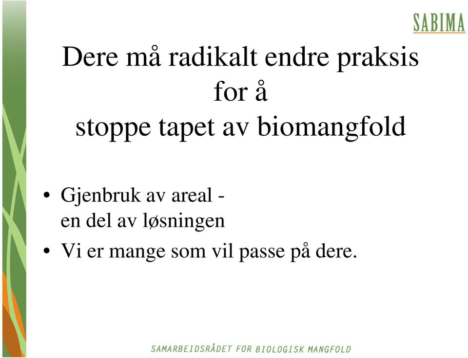 Gjenbruk av areal - en del av