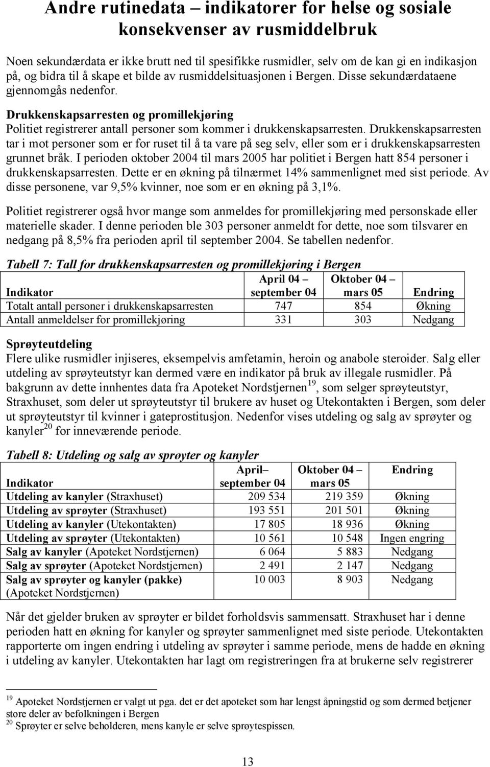 Drukkenskapsarresten tar i mot personer som er for ruset til å ta vare på seg selv, eller som er i drukkenskapsarresten grunnet bråk.