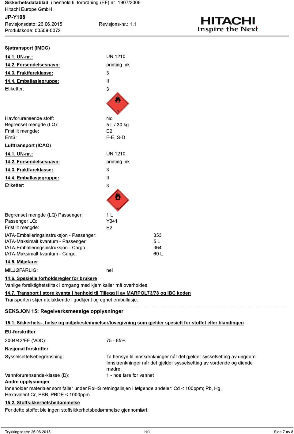 2. Forsendelsesnavn: 14.