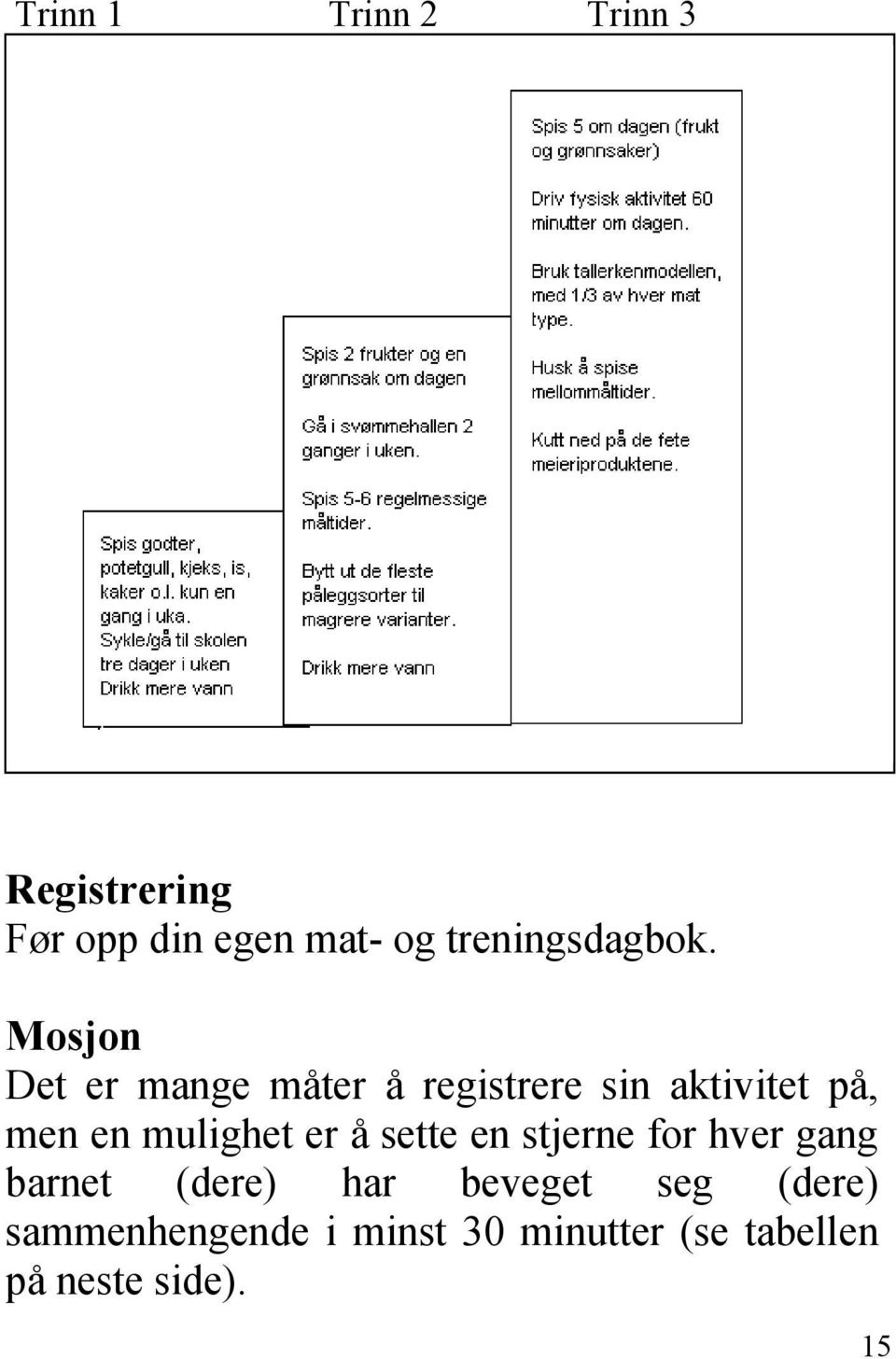 Mosjon Det er mange måter å registrere sin aktivitet på, men en mulighet