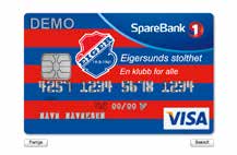 Eiger FK SPONSOR 05 Eiger FK SPONSOR 05 SR-Bank banen Ønsker du Eiger FK sin profil på bankkortet ditt? Nå kan du snart få ditt favorittlag på Visa-kortet! Bestill kortet på www.sr-bank.