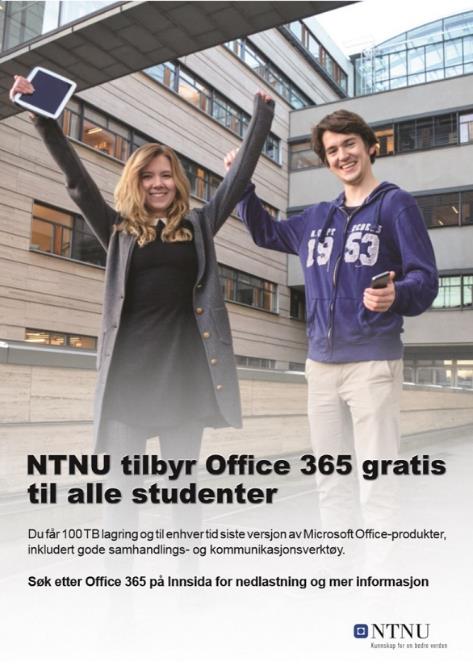 NTNU tar nå et innovativt steg ut i skyen og tilbyr moderne digitale tjenester til alle studenter inkludert hele 100 TB lagring hver!