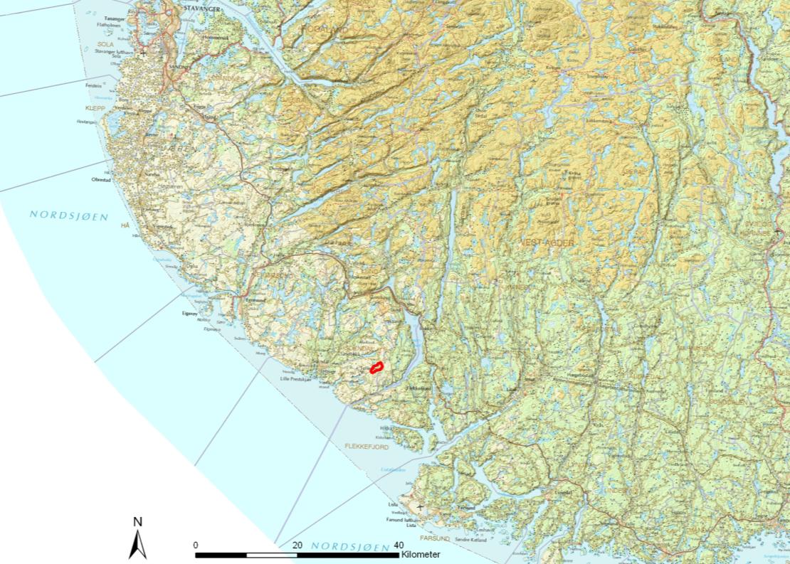 Ecofact rapport 283 Side 3 3 INNLEDNING Norsk Vind Energi AS vurderer Moldalsknuten som en mulig utvidelse av Tellenes vindkraftverk.