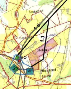 Side 44 redusere antall trygge skuddretninger dersom det skal bygges et stort anlegg med tilhørende linjer og tilkomst.