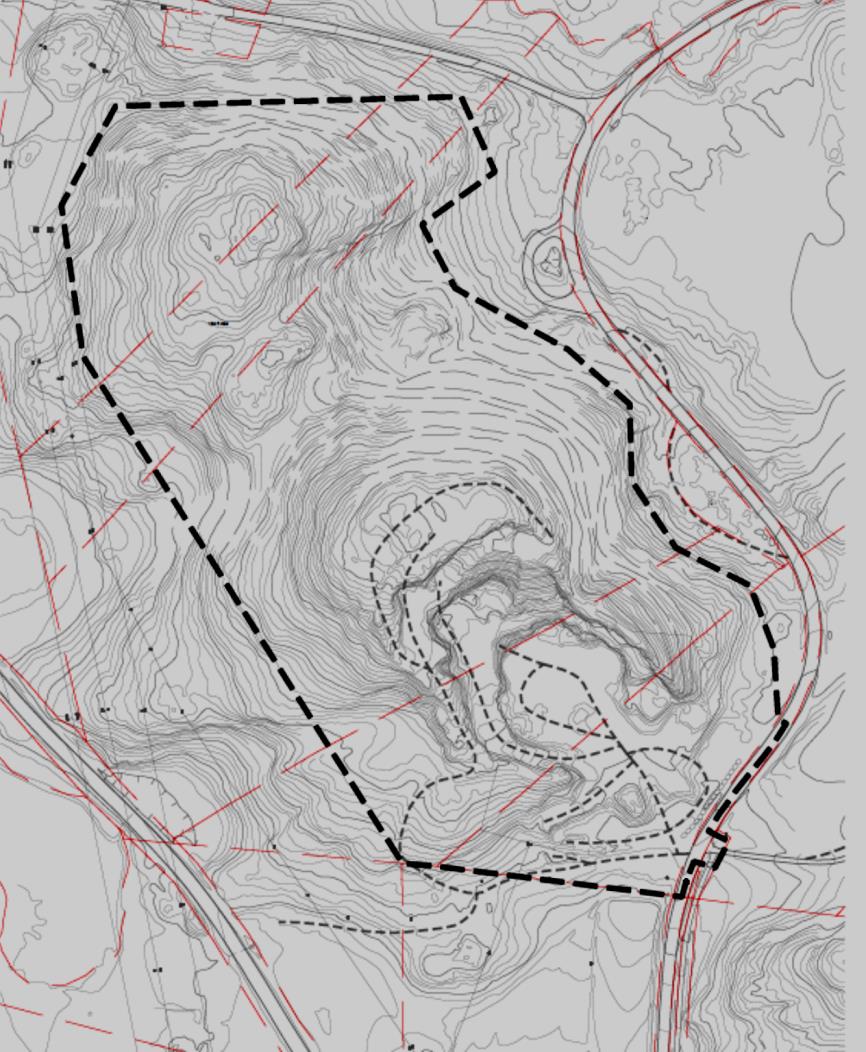 S I D E 7 Figur 1: Forslag til planavgrensning vist som svart,