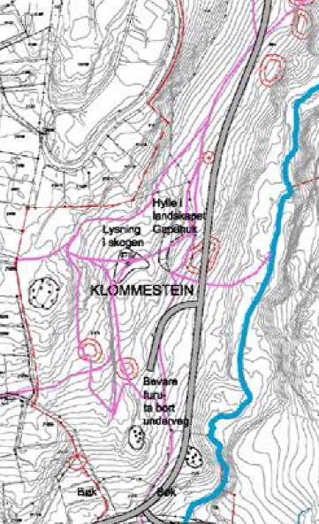 Hovedsti gjennom nedre del av Odalen går tapt i alle tre alternativ. Det er en uunngåelig konsekvens når Nordre tverrvei skal etableres. Det er mulig å ferdes på fortau/ sykkelsti langs ny vei.