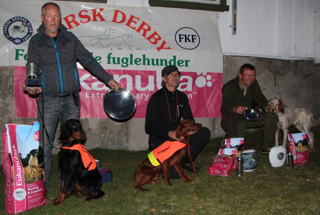 Resultat Norsk Derby 2013: 1. GS Porsangerviddas Black Hunter, f/ Harry Hansen 2.