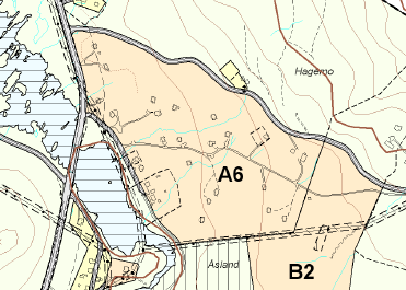 Planprosessen Gjeldande planer Kommuneplan Bykle 2010 2022 Kommuneplanen regulerer området til fritidsbustad.