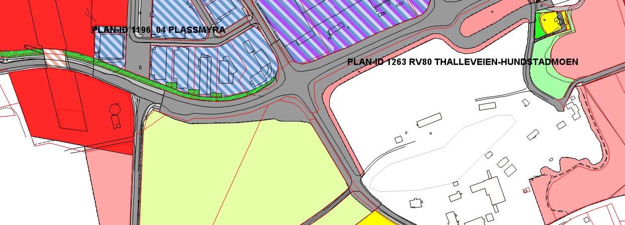 Oppdragsnr. 5125399 Figur 1.6 Oversikt over gjeldene reguleringsplaner i området. Hentet fra Bodø kommunes kartløsning på nett, www.bodo.kommune.no, bearbeidet av Norconsult 2013. 1.7.