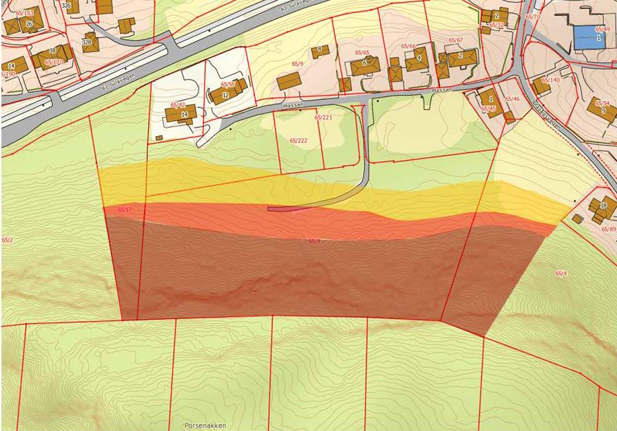 Skredfarekartlegging Plassen-Sula kommune Skredfarevurdering - Steinsprang multiconsult.no Figur 4-4: Prinsippskisse for skredvoll (Multiconsult).