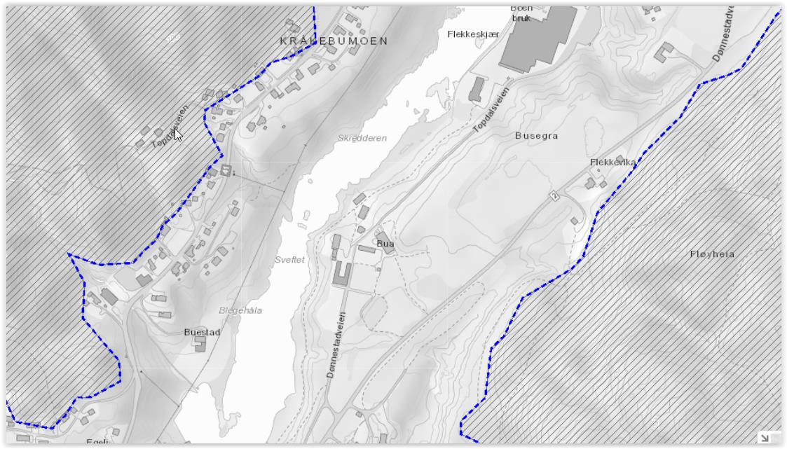 Side 18 av 20 UTREDNING AV SKREDFARE OG EROSJONSFARE 4.1 Skredfare Skredfare er utredet av Multiconsult. /5/. 4.2 Grunnforhold Figur 15: Løsmassekart for Boen gård.