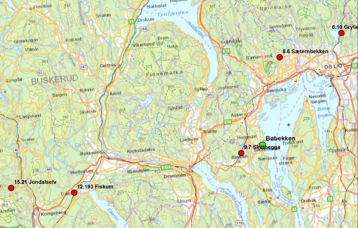 10 3.2 Flomberegning 3.2.1 Metoder Det foreligger ingen kjente vannføringsmålinger av flommer i Bøbekken.