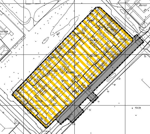 I likhet med i kvartal 38 er det kjøpesenter/ forretning i 3 etasjer, i underetasje, 1. etasje og 2. etasje. Over dette er det plass for utbygging av nytt kinosenter, med hovedinngang fra Nedre Torv, gjennom et nybygg på Rådhusgata 14A.