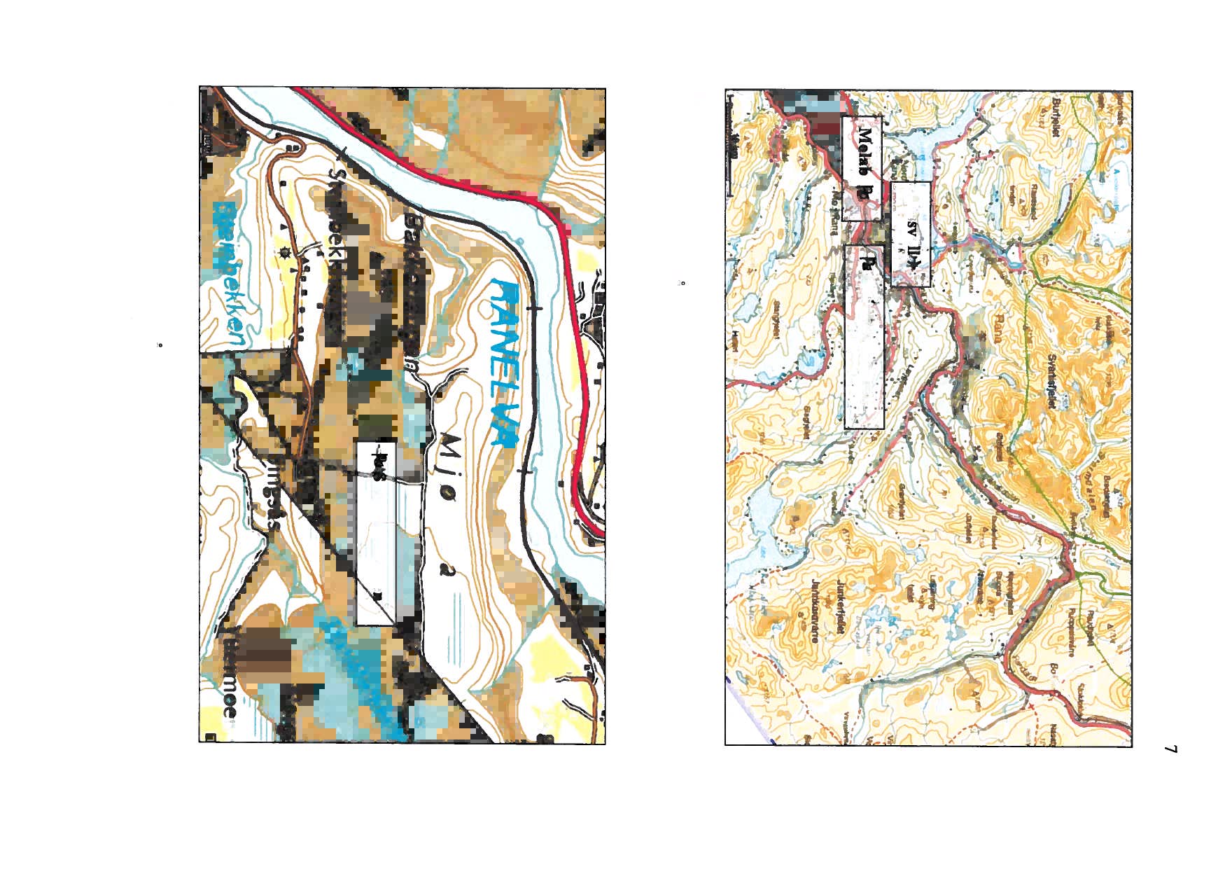 7 Figur 2.2 Kart over Mo i Rana - området. Kilde: Statens kartverk: Norgesglasset.
