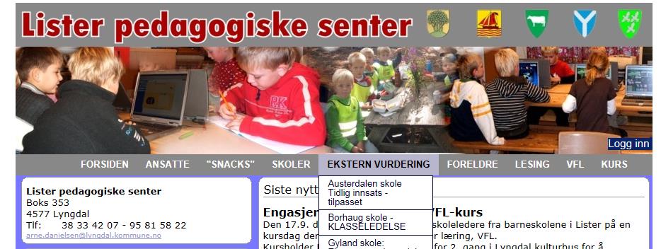 For ytterlig informasjon ta kontakt med http://www.listerpedsenter.