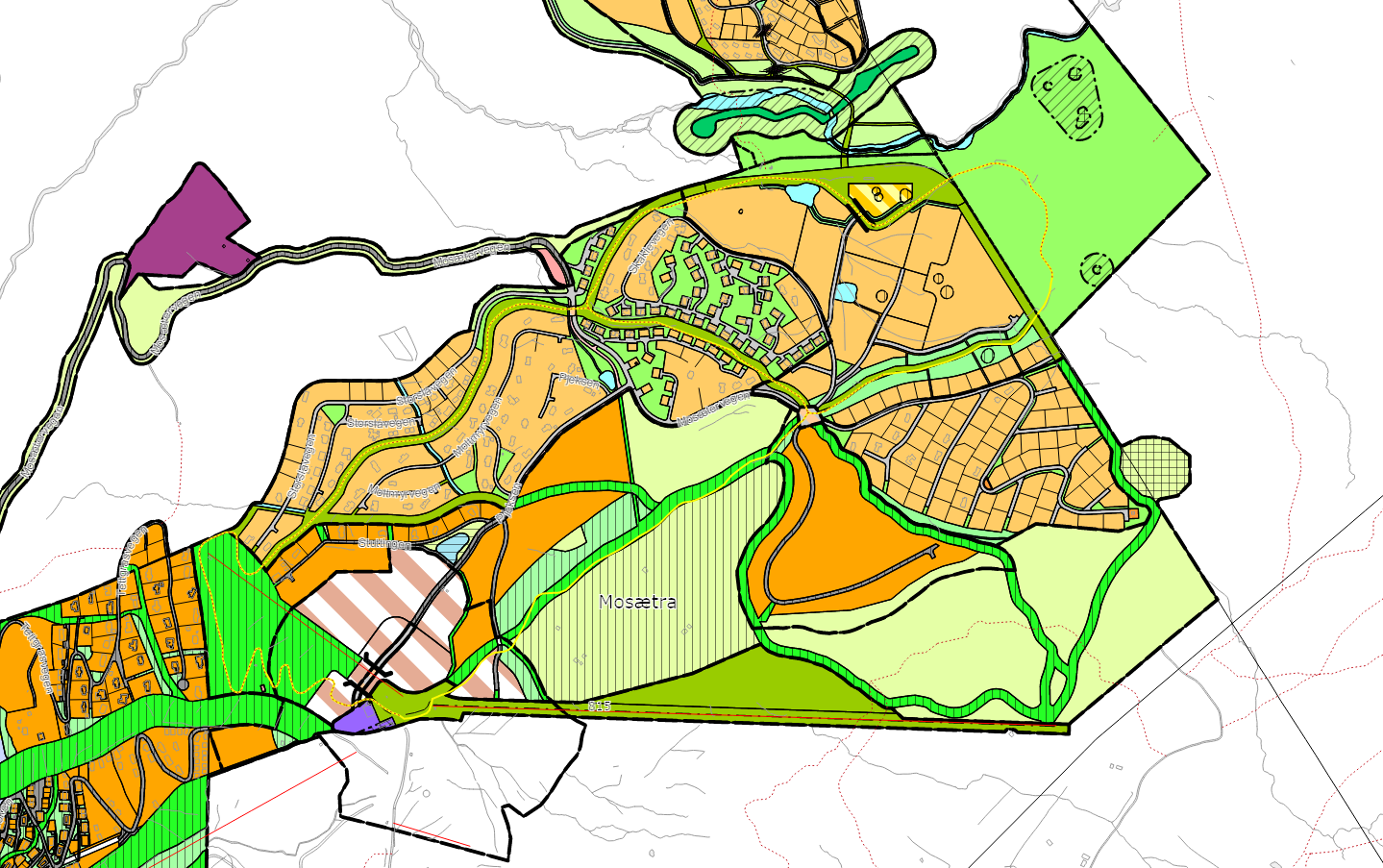 På bakgrunn av bestemmelsene i den overordnede reguleringsplanen er det bl.a. gjennomført detaljregulering av delområdene: «Gondoltoppen Hafjell», vedtatt 29.3.