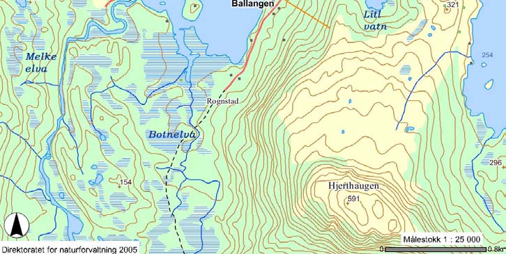 6. Vedlegg 1.Innledning Til Sjurvatn drenerer ei hovedinnløpselv (Melkeelva) og fire innløpsbekker.