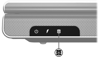 IDE-lampe IDE-lampen blinker når maskinen bruker enten