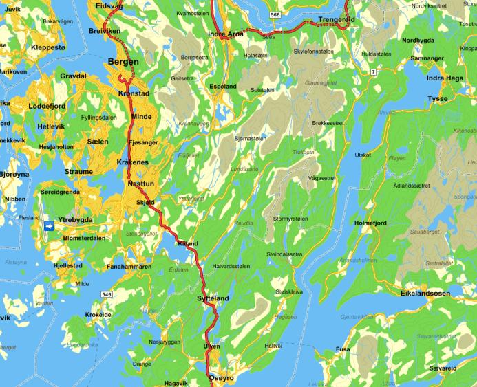 1 Bakgrunn for planarbeidet, prosess Samnanger kommune ønskjer å leggje til rette for ny næringsetablering i kommunen.