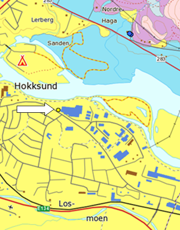 12 (18) ROS-ANALYSE 2.3 Grunnforhold / fare for utglidning Kvikkleire (NVE Atlas) Grunnforhold (NGU.no, løsmassegeologi) Området er registeret som å ha fluviale (elve) avsetninger (NGU, gul farge).