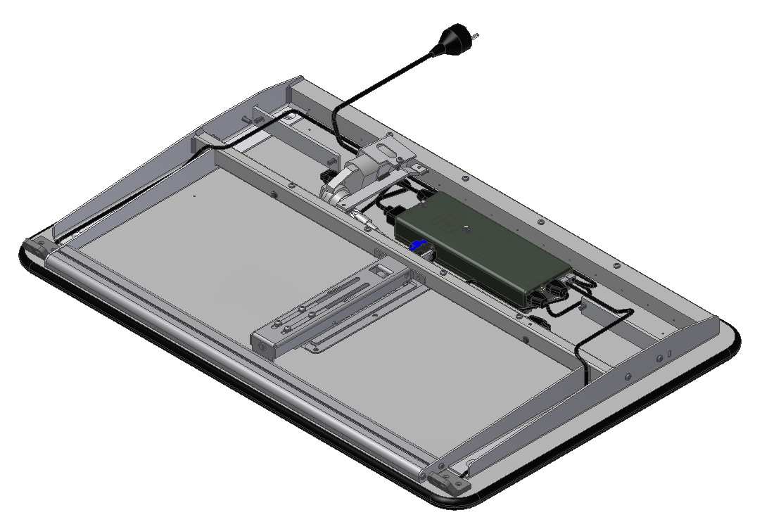 5. Komponentliste Bordplate Innhold: 1stk Bordplater: A 90x60cm: 64109060 B 90x60cm: 64109061 A 120x60cm: 64112060 B 120x60cm: 64112061 A 90x90cm: 64109090 Overramme: 1stk A + B 90x60cm: 20-60800-117