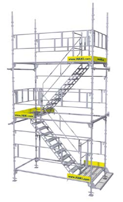 FORUTSETNINGER HAKI Trappetårn Modulstillaset er typegjodkjent i hht arbeidstilsynets Bestillingsnr. 500 Stillaser og stiger, Typegodkjenning nr. 350/2003.