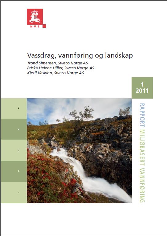 Prosjektet Vassdrag, vannføring og landskap noen konklusjoner Det visuelle inntrykket av et vassdrag er ikke nødvendigvis proporsjonalt med vannføringen Det er mulig å identifisere kritiske