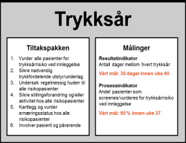 Forbedringstavle Effekt Ansvar Test start Test slutt Ideer under testing Fokusområde OK Krever oppfølging Forbedringsidéer Høy Prioriteringsmatrise Lav Lav Evne til å gjennomføre Høy