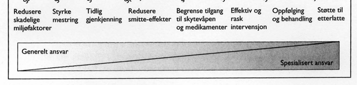 Primær forebygging går i hovedsak ut på å sette inn tiltak så tidlig som mulig for å hindre skadevirkninger eller stoppe problemutvikling.