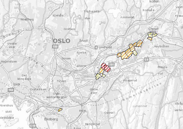 Testområde Løsmassekart fra ngu.