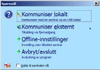 Oppstart 1) Koble til alle kablede bus-enheter, og eventuelle radiomoduler JA-110R (maks 3 stk pr. sentral) dersom trådløse enheter skal benyttes på anlegget. 4 ledere til hvert punkt.