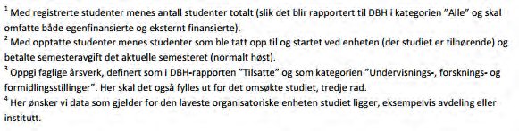 Comments: Table 2: Expected number of students in the program Number of students in the program # Students in total the first year # Students in total when fully operational Number of full-time