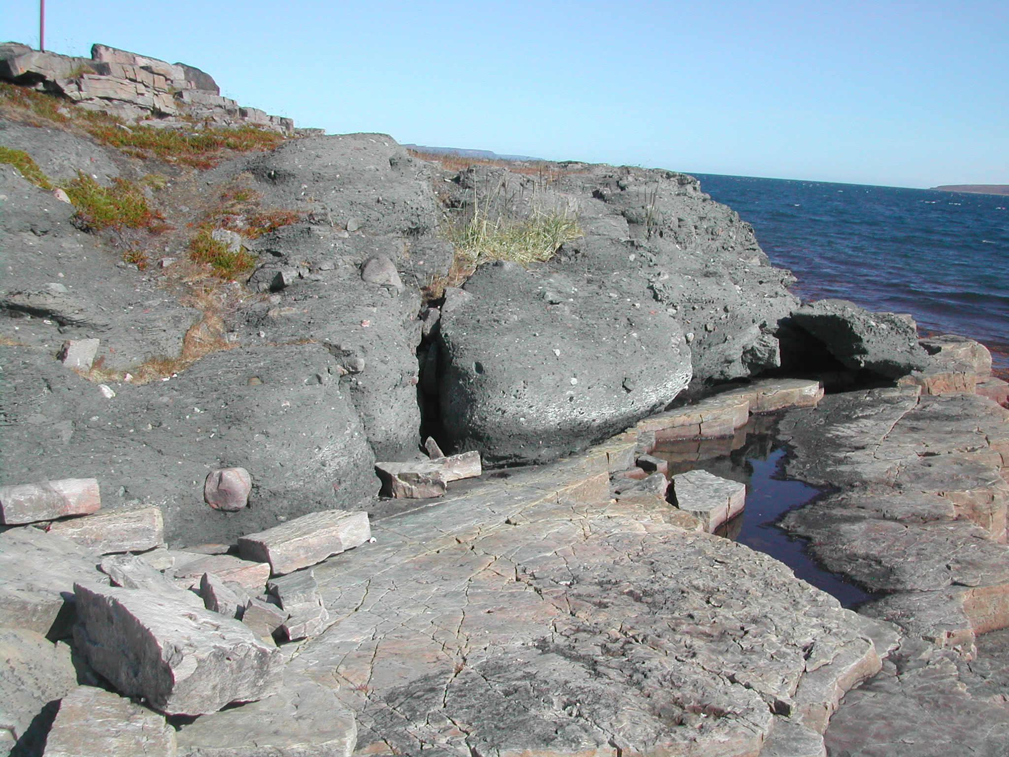 Bigganjargga-morenen (tillitten) i Varanger- 600 mill år gammel